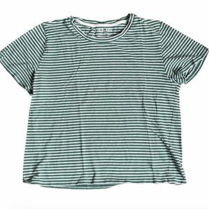 Everlane womens size small Striped Cropped tshirt